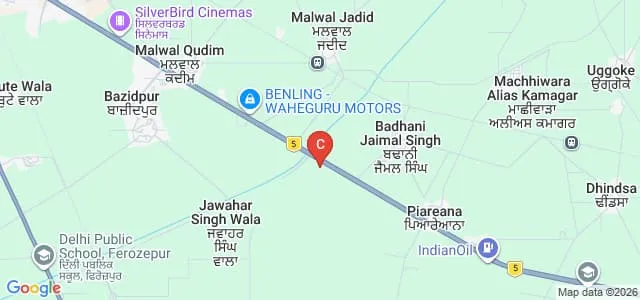 Surjeet Memorial College of Education, Ferozepur Map