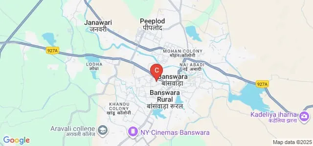 Shree Bhogilal Pandya Government College, Dungarpur Map