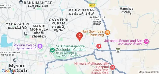 Chamarajendra Government Visual Arts College, Mysore Map