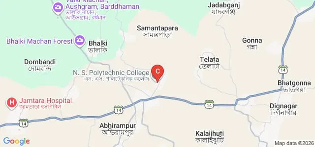 NS B Ed College, Burdwan Map