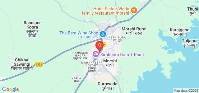 Shri RR Lahoti Science College, Morshi Map