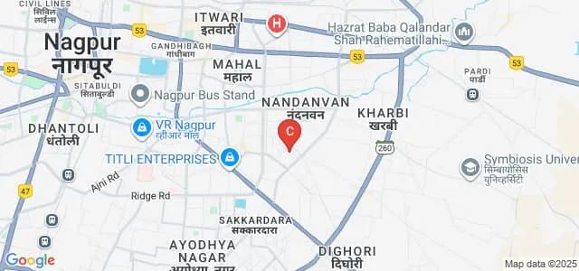 Late Vasantdada Polytechnic, Nagpur Map
