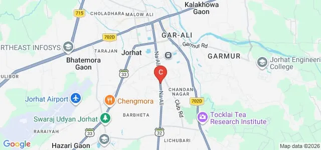 Dr Nobin Bordoloi College, Jorhat Map