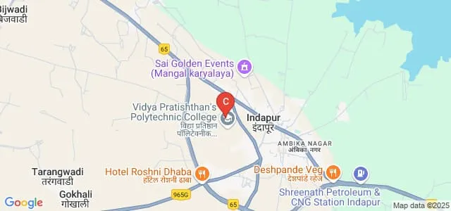 Vidya Pratishthan's Indapur College of Architecture, Pune Map