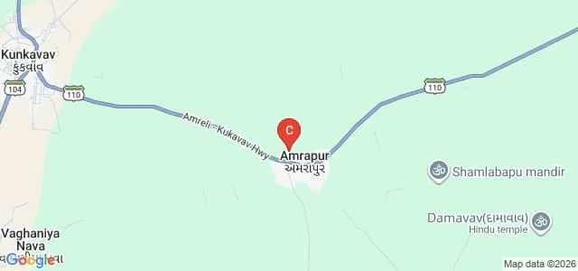 Matrushri DB and KG Commerce and BBA BCA College, Amrapur Map