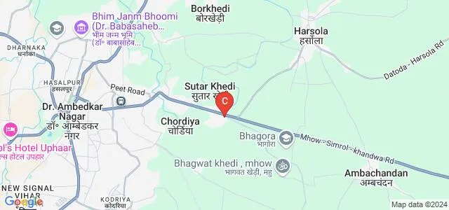 Girnar Business School, Indore Map