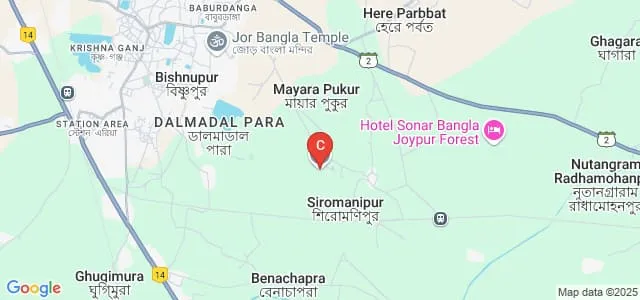 Bishnupur Public Institute of Engineering, Bishnupur Map