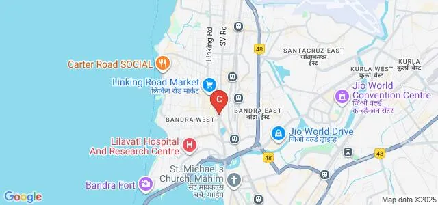 Thadomal Shahani Centre for Management, Mumbai Map