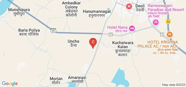 Rajeev Gandhi PG College, Tonk Map