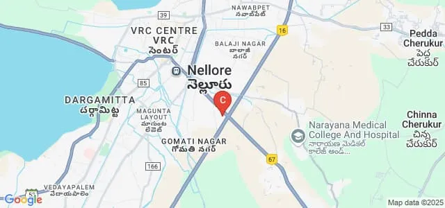 Narayana Engineering College, Nellore Map