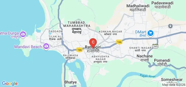The Yash Foundation Trust's Shakuntala Yashwant Mane College of Nursing and Medical Research Institute, Ratnagiri Map