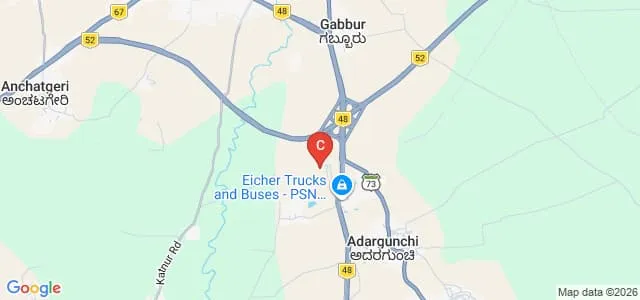 Jagadguru Gangadhar Mahaswamigalu Moorsavirmath Medical College, Hubli Map