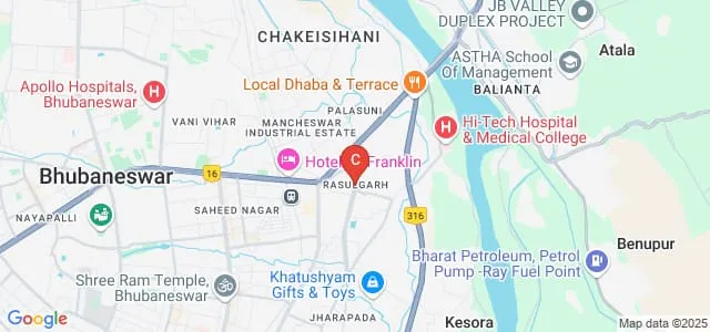 Barrister Ranjit Mohanty International Institute of Technology, Khordha Map