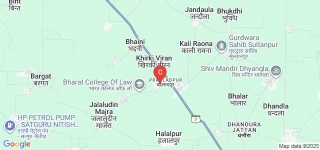 Bharat Institute of Pharmacy Degree Course, Kurukshetra Map