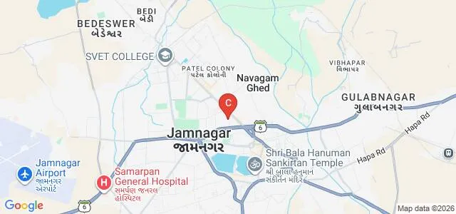 International Center for Ayurvedic Studies, Jamnagar Map