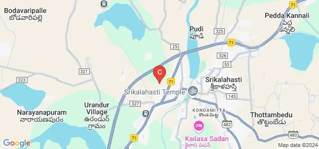 Sri Kalahastheeswara Institute of Technology, Chittoor Map