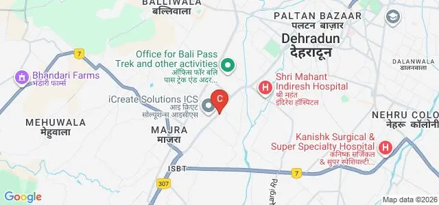 Shri Ram Institute of Hotel Management, Dehradun Map
