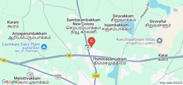 Narasimma Pallavan Polytechnic College, Kanchipuram Map