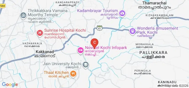 Kochi Business School, Ernakulam Map