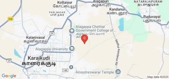 CSIR-Central ElectroChemical Research Institute, Karaikudi Map