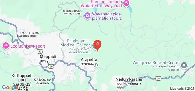 DM Wims Nursing College, Meppadi Map