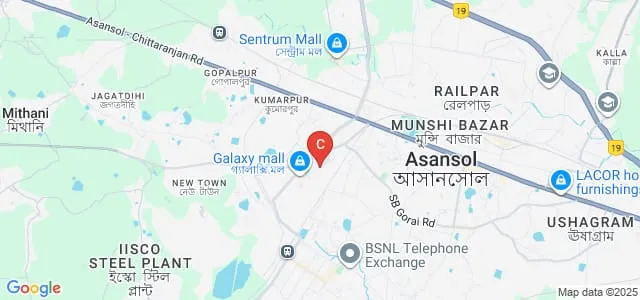 Asansol Girls College, Asansol Map