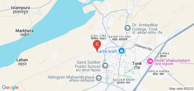 Rajeev Gandhi Girls College, Tonk Map