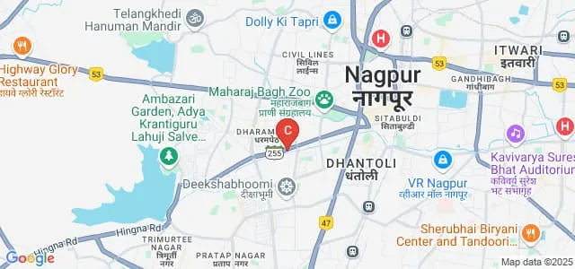 Zee Institute of Creative Arts, Nagpur Map