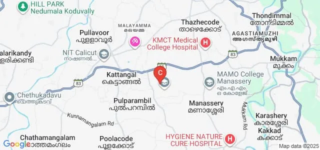 KMCT College of Engineering for Women, Kozhikode Map