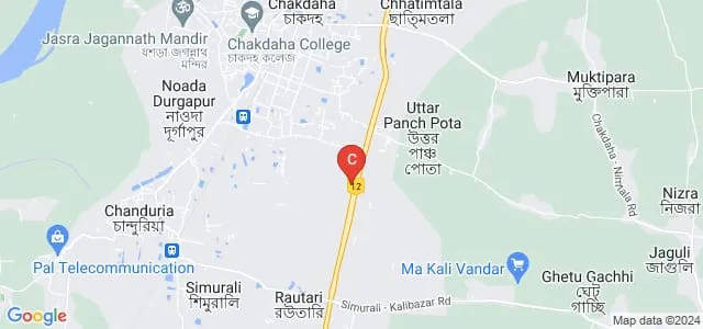 JMN Medical College, Nadia Map