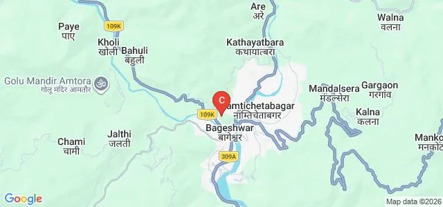 Kumaon Kesari Pt Badridutt Pandey Government Post Graduate College, Bageshwar Map