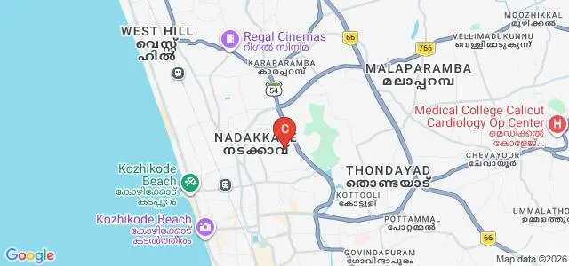 St Xavier's Arts and Science College, Kozhikode Map