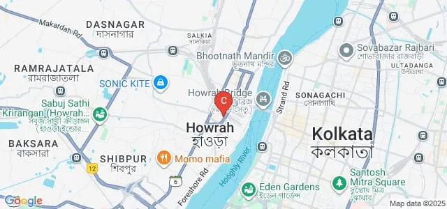 Bijoy Krishna Girls College, Howrah Map