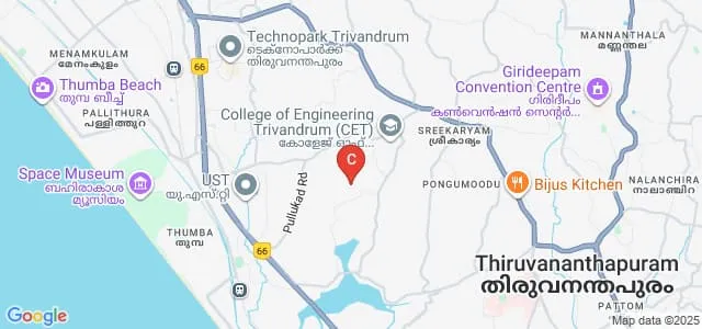 Mar Dioscorus College of Pharmacy, Thiruvananthapuram Map