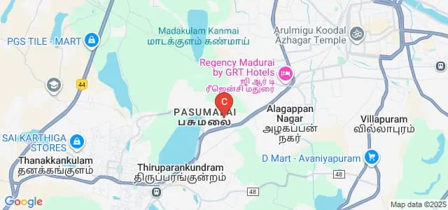 CSI Jeyaraj Annapackiam College of Nursing and Allied Sciences, Madurai Map