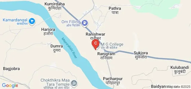 MG College, Dumka Map