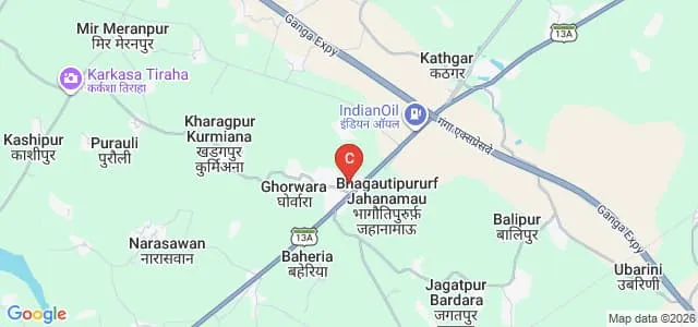 Shri Gandhi Mahavidyalaya, Raebareli Map