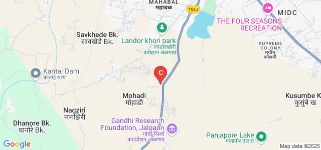 Shri Krishna Educational and Cultural Mandal's College of Architecture, Jalgaon Map