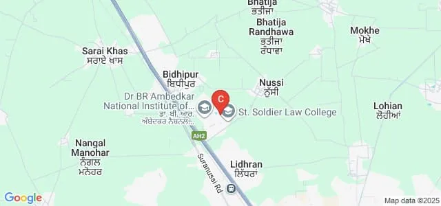 St Soldier Law College, Jalandhar Map