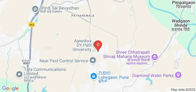Ajeenkya DY Patil School of Engineering, Pune Map