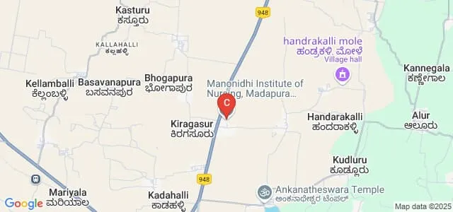 Manonidhi Institute of Nursing, Chamarajanagar Map