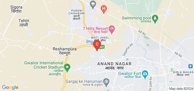 Vande Maatram College, Gwalior Map