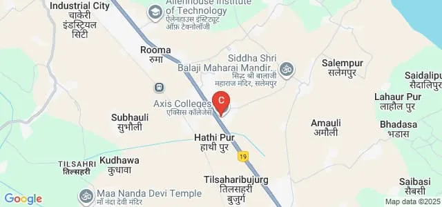 Axis Institute of Planning and Management, Kanpur Map