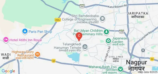 Smt Manoramabai Mundle College of Architecture, Nagpur Map
