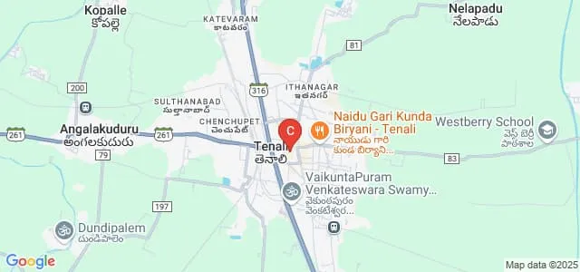 Bapuji College of Education, Tenali Map