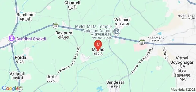 Shivam Science College, Anand Map