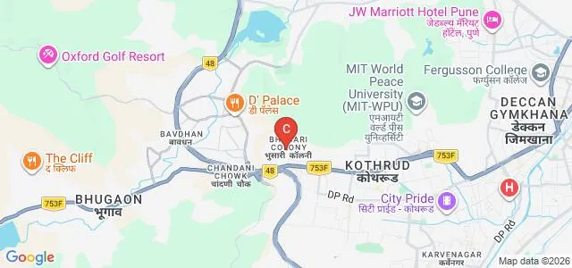 MIT School of Management, Pune Map