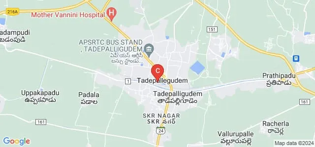 Andhra University Campus, Tadepalligudem Map