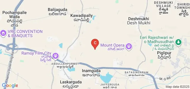 Brilliant Grammar School Educational Society's Group of Institutions, Ranga Reddy Map