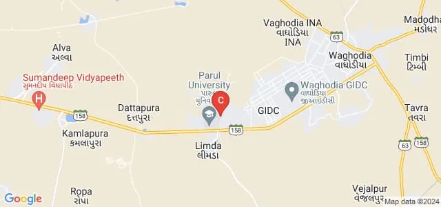 Parul Institute of Pharmacy and Research, Waghodia Map